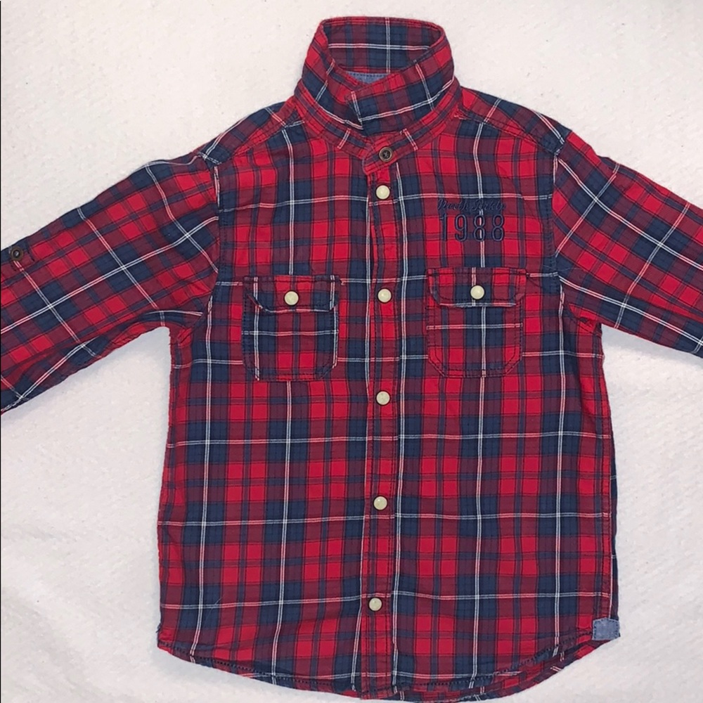 “KIDS H&M” BUTTON UP